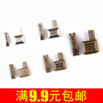 Metal zipped bolt spigot left and right insert Size insert zipped zipper accessories manufacturer direct open tail zipper accessories