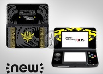 NEW3DS pain machine film NEW 3DS pain patch body film protection film Monster Hunter 4 Limited