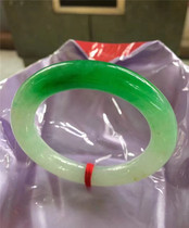 Natural Burmese jade bracelet ice seed green jade bracelet round jade bracelet old pit jade bracelet women