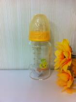 Baby baby glass feeding bottle standard calibre crystal drill glass 120ml bottle 0041