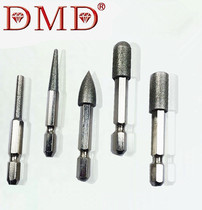 Factory direct DMD diamond grinding head handle diameter 6 35mm five-piece set jade carving