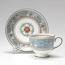 Spot Wedgwood Silk Road Series Florence Bone China Teacup Saucer British Coffee Cup
