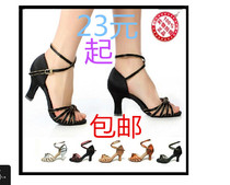 Lady Latin dance shoes female type Latin shoes female type High medium low heel dance shoes Adult Latin shoes