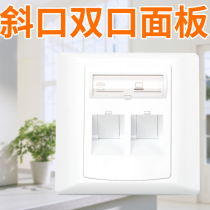 New environmentally friendly material inclined double-Port panel computer network module panel phone module panel does not contain modules