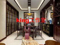 3dmax effect drawing production indoor tooling home decoration door head design 3d building Bird s-eye view construction CAD generation painting