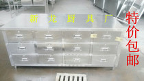 Stainless steel cashier Single pass workbench Drawer cabinet Flat medicine cabinet Storage cabinet Office desk Tea cabinet