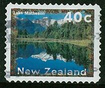 New Zealand Ordinary Stamp 1995 New Zealand Scenic 40c Self-adhesive Letter Pin