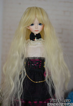 BJD SD doll wig high temperature Silk 1 3 1 4 1 6 uncle giant baby instant noodles roll long hair points