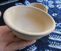 Yunnan Dali Bai handmade earth pottery earth pottery tea bowl Unglazed earth pottery bowl original ecological earth pottery bowl ornaments