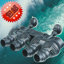 Sensen wave-making pump Aquarium flow-making pump Mini double-headed surf pump Fish tank cleaning fish manure device Mute