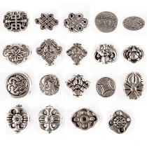 DIY silver Xiang Cloud back Cloud Pearl Beads hanging pendant starred moon King Kong Kong Kong Pineal Bodice Handbag string of beads Beads Accessories