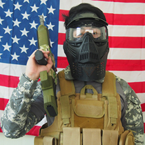 (Every day special) water bullet gun mask K2 lens CS real field equipment Nylon lens cover head and neck