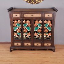 Southeast Asia Xuanguan Cabinet Shoes Cabinet Solid Wood Xuan Guan Cabinet Living Room Screen Partition furniture Residential Screen Xuanguan Partition Cabinet