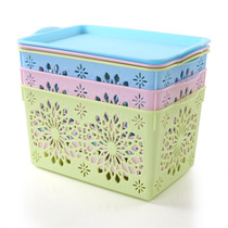 Sunflower storage basket hollow storage basket snacks sundries desktop cosmetics finishing daily use home storage basket