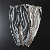 Foreign trade tail single male cut bull goods gray pants thin Tide brand foot sports pants export original single casual pants