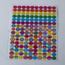 Kindergarten bonus sticker * self-adhesive sticker * commendation sticker colorful smiley face sticker