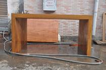 Myanmar teak desk (custom-made)