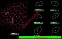 6 brick ice crack paving cadcad drawing] Garden dwg drawing