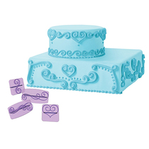 Spot United States Whilton baking tool cake stamp flower pattern impression 28 pieces