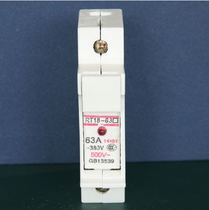 RT18-63A 1p 10*38 Rail mount fuse Fuse base 1P63A with indicator light