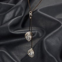 Europe and the United States long big sweater chain womens hundred collocation decoration Europe and the United States fashion jewelry exaggerated necklace Birthday gift