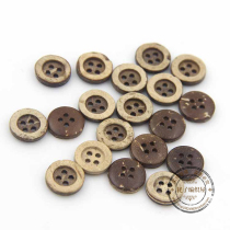 Round double-hole button sweater pants button shirt button