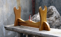 Solid wood brackets were flatrack