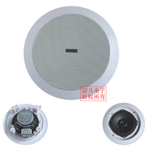 High-quality coaxial constant pressure speaker ceiling speaker high and low two-way background audio 6 inch 5 inch ceiling black and white