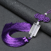 Car pendant jewelry natural crystal car interior pendant in and out hanging decoration high-end rearview mirror car decoration