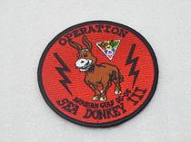 The 8th Flight Aircraft Wing of the United States Navy CVW-8 OPERATION SEA DONKEY III badge