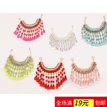 Costume Headdress Princess chain Forehead chain Childrens hair ornaments Jewelry Forehead Tassel wig Costume Forehead headdress