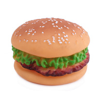 Pet dog voice strange call toy hamburger sound toy bite-resistant dog toy pet toy Teddy toy
