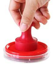 The right-hand 9863 round transparent housing Fast Dry Inds Red Blue Finance Office Inds Seal Special