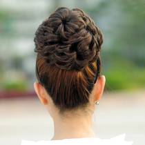 Wig Balls Head Wig Bag Flower Buds Hair Girl Hair Wig Fluffy Big Roll Wig Hair Bag Haired Wig Hair