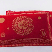 Gold Pillow Towel 100% Cotton Wedding Celebration Red Soft Celebration Wedding Gift G2416W Full