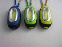COB Mini key light AAA Work outdoor camping tent Light Carabiner Running backpack light Small hanging light