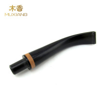 Elecampane DIY smoke bucket cigarette holder stone Nangwood decorative ring mouth bucket handle ring stone Nangwood bend handle to collect the tip 9mm