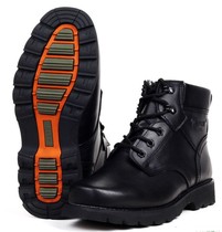 Winter wool boots mens labor insurance cotton shoes leather combat shoes short boots warm cotton boots snow boots Mens Outdoor boots