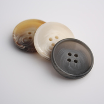 Coat Luxury Button Unisex Suit Wool Suit Button Resin Clothing Four Eyes Clothes Coat Twist Button