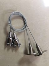 Customizable length U-shaped KT board PVC acrylic wood logo plate hanging chain spreader hanging wire rope metal iron ring chain