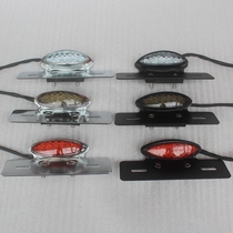 CG125 motorcycle retro modified iron shell rear tail light cruise prince retro brake light rear license plate light