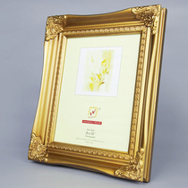 Customized Wang Bin photo frame European solid wood corner flower frame photo frame oil painting frame 100 custom-made