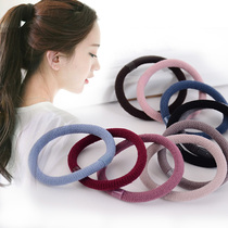 Korean strong pull continuous headband Bold durable hair ring High elastic hair rope holster Tie hair ornaments rubber band jewelry