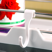 Bijiajia plastic adhesive hook stainless steel frame special accessories small adhesive hook free detachable small pendant