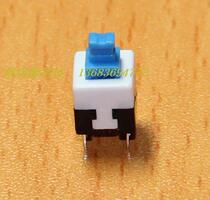 7 * 7 blue head 6P double way with lock button switch normal open power stroke switch PB-22E27 original dress double eleven