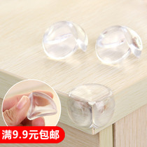 Thickened Baby Boy Baby Safe Spherical Crash-proof Corner Table Transparent Protective Corner Table Protective Corner Table Corner protective sleeve