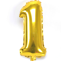 Birthday Decoration One Year Arrangement Party Supplies Aluminum Film Balloon Small 35cm Aluminum Foil Balloon Digital Balloon