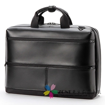 Japan PORTER Mens Bag Japan Made 18 Cow Leather Advanced Business Mezzanine Light Skew Satchel Shoulder Handbag