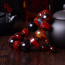 Red Agate bracelet mens silk Agate hand string Tianzhu Buddha beads belong to the year of the dogs life to send boyfriend birthday gift