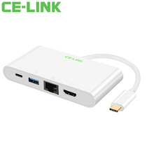 CE-LINK 3975 Type-C to HDMI gigabit network card USB3 0HUB USB-C Apple Computer